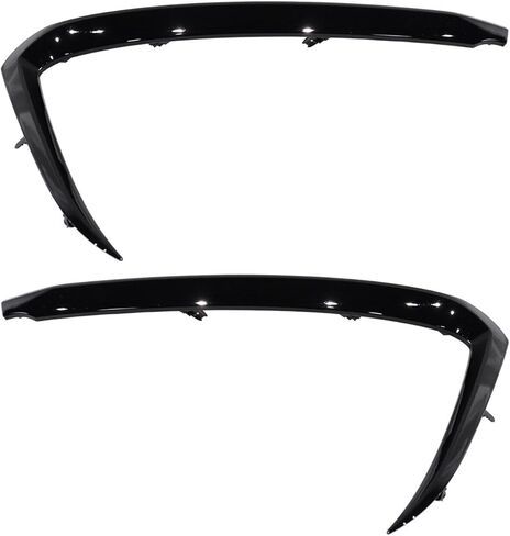 Front Bumper Trim Set Chrome Compatible with 2016-2022 Mazda CX-9 TK5050130A, TK5050120A Left Driver & Right Passenger Side in Saudi Arabia