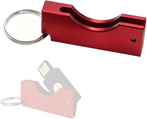  Aluminum Protective Carrying Case fits for Yubikey 5 NFC/5C NFC (Black - for Yubikey 5C NFC) in Saudi Arabia
