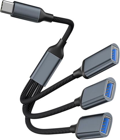موزع USB 4 منافذ 3.0، موزع YaimhSound USB لأجهزة الكمبيوتر المحمول ولوحة المفاتيح والماوس لأجهزة Dell وAsus وHP وMacBook Air وSurface Pro وAcer وXbox ومحرك أقراص فلاش وHDD ووحدة التحكم والطابعة والكاميرا in Kuwait