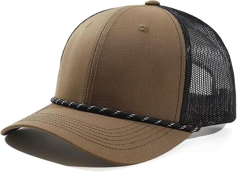 Trucker Hats Women Mens Vintage Running Adjustable Mesh Snapback Hats Beach Rope Golf Baseball Cap in Kuwait