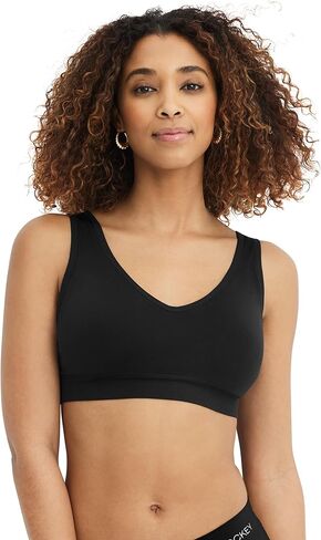 حمالة صدر نسائية من Jockey، Seamfree Back Smoothing Bralette، بيج فاتح، L in Kuwait