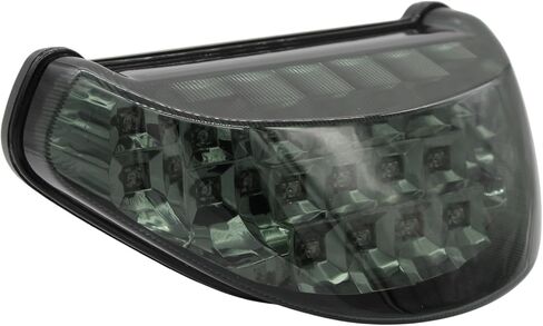 الضوء الخلفي - مصباح إشارة الانعطاف LED المدمج لفرامل الذيل متوافق مع Kawasaki ZX12R Ninja ZX-12R 2000-2005 (أسود) in Kuwait
