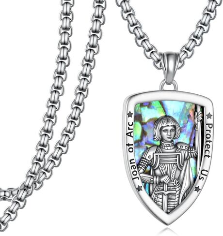 St Benedict Necklace 925 Sterling Silver Medalla De San Benito De Plata Saint Benedict Medals for Men Protection Amulet Jewelry Gifts for Men Father Husband in Kuwait