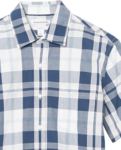 Amazon Essentials Men's Slim-Fit Short-Sleeve Poplin Shirt in Saudi Arabia