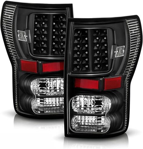 AKKON - For Black 07-13 Toyota Tundra Pickup Truck LED Tail Lights Brake Lamp Replacement Left + Right Pair in Saudi Arabia