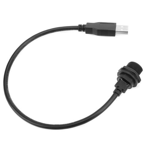 موصل USB IP67 Micro USB أنثى 2.0 ذكر مع مقبس كابل E10MCTFF U2AM متانة عالية للمعدات الميكانيكية والمصابيح الخارجية وأجهزة IOT مادة PA66 البلاستيكية الحرارية (0.3 متر) in Saudi Arabia