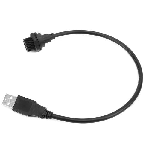 موصل USB IP67 Micro USB أنثى 2.0 ذكر مع مقبس كابل E10MCTFF U2AM متانة عالية للمعدات الميكانيكية والمصابيح الخارجية وأجهزة IOT مادة PA66 البلاستيكية الحرارية (0.3 متر) in Saudi Arabia