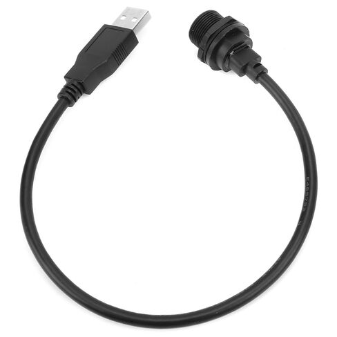 موصل USB IP67 Micro USB أنثى 2.0 ذكر مع مقبس كابل E10MCTFF U2AM متانة عالية للمعدات الميكانيكية والمصابيح الخارجية وأجهزة IOT مادة PA66 البلاستيكية الحرارية (0.3 متر) in Saudi Arabia
