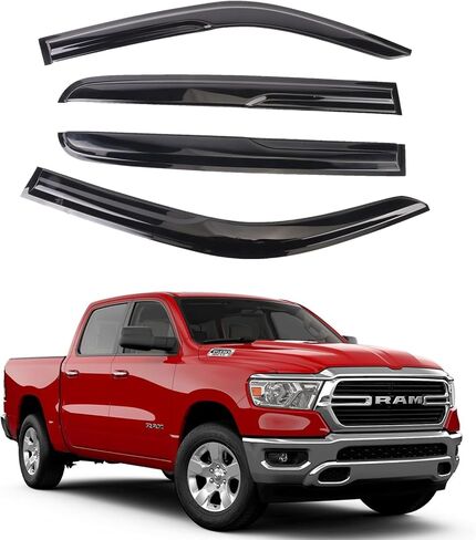 عاكس نافذة متين لسيارة Toyota 4 Runner 1996-2002، أقنعة نافذة أصلية بشريط، عاكس Widnow، واقيات مطر للسيارات، دخان داكن، 4 قطع WV94751 in Kuwait