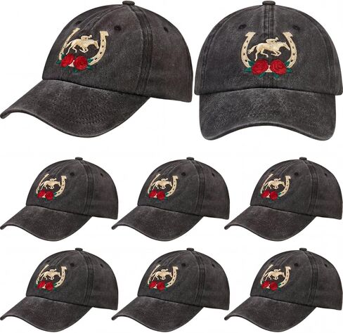 6 Pcs Derby Baseball Caps for Men Women in Saudi Arabia