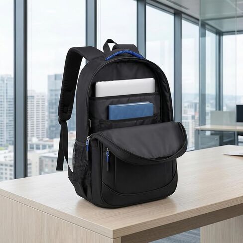 2026 New Model Large Capacity Travel Backpack for Men - Durable Nylon Premium Quality Adjustable Straps Multi-Compartment Outdoor Travel Water Resistant Backpack Student Backpack Blue in Saudi Arabia