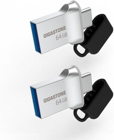 محرك أقراص فلاش نانو سعة 128 جيجابايت من جيجاستون (5 عبوات) Z90 USB 3.2 الجيل الأول، 120 ميجابايت/ثانية فائق السرعة، خفيف الوزن للغاية، تصميم معدني قوي صغير الحجم، تخزين البيانات، نسخ احتياطي للكمبيوتر/Mac/TV/السيارة، متوافق مع USB 2.0/3.0/3.1 in Kuwait