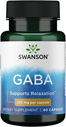 Swanson GABA Gamma Amino Acidbutyric Acid 250 Milligrams 60 Capsules in Saudi Arabia