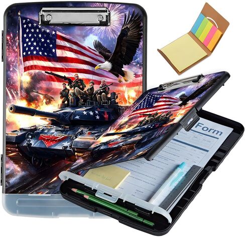 حافظة متعددة الأغراض مع نمط تخزين (جمجمة وردية حمراء) تصميم شديد التحمل بحجم قانوني مغلق مع مساحة تخزين، مثالية لمجلد حافظة الممرضات والمعلمين، 9.9 × 14.4 بوصة in Kuwait