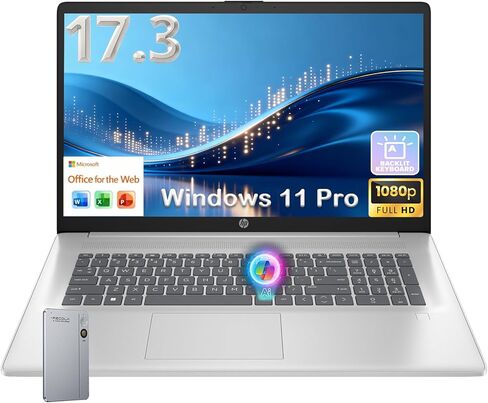 HP 14" HD (1366 x 768) Display Laptop, Intel Celeron N4120, 1.1GHz, 4GB Memory, 128GB eMMC, Windows 11 Home in S Mode, One Year Office 365 Included, Natural Silver, 14-dq0760dx in Kuwait
