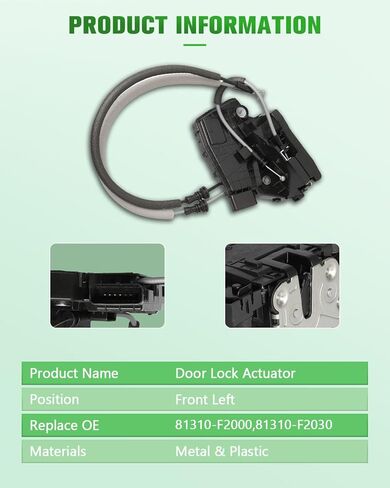 81420-F2000 Rear Right Power Door Lock Actuator Fits for Hyundai Elantra 2017-2020 in Saudi Arabia