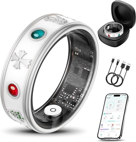 Smart Ring for Men, Black in Kuwait