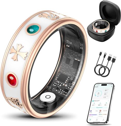 Smart Ring for Men, Black in Kuwait