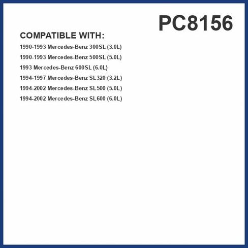 PG PC8156 Cabin Air Filter| Fits 1997-94 Mercedes-Benz SL320, 1993-90 500SL, 1993-90 300SL in Saudi Arabia