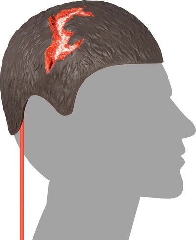 مجموعة أدوات العناية بجروح الرأس يمكن ارتداؤها، مجموعة تدريب إيقاف النزيف لطلاب الطب والإسعافات الأولية والتدريب على الجروح والفصول الطبية - بني in Saudi Arabia