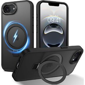 حافظة GaoBao المغناطيسية لهاتف iPhone 16 Pro Max [متوافقة مع MagSafe] [حماية عسكرية بطول 16FT] [إطار وأزرار كاميرا من التيتانيوم] حافظة رفيعة شفافة غير لامعة لهاتف iPhone 16 Pro Max، أسود in Kuwait