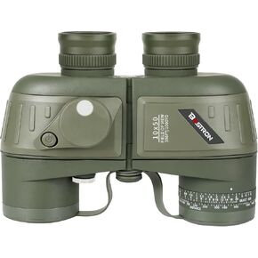 مناظير بحرية 8X30 للبالغين مع محدد المدى والبوصلة، محول الهاتف، مناظير عسكرية مقاومة للماء IPX7 مع عدسة BAK4 Prism FMC للإبحار والقوارب والملاحة ومشاهدة الطيور in Kuwait