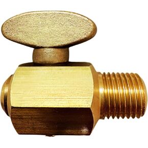 AIGO فرامل الهواء خزان الهواء استنزاف الديك الأرضي التوصيل (1/4 "NPT ذكر) (1) in Kuwait