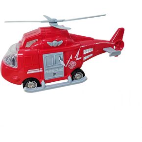 Emergency Vehicle Toys, Toy Cars for Toddlers 1-3 with Police Car, Fire Truck, Ambulance, School Bus, Friction Powered Truck with Light and Sound, Birthday Gift for Boys and Girls Age 3-12 in Kuwait