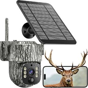 نظارات الرؤية الليلية VOOPEAK 4K للبالغين، مناظير للرؤية الليلية بالأشعة تحت الحمراء بطول 1500 قدم مع بطاقة 64 جيجابايت، بطارية 5000 مللي أمبير في الساعة، تكبير رقمي 12X للأماكن الخارجية in Kuwait