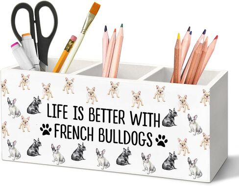 Leopard Disco Pen Holder for Desk, Pink Preppy Coquette Cheetah Pencil Organizer, Maximalist What's The Best That Could Happen Wooden Pen Holder Desk Accessories Decor for Girls Room Dorm in Saudi Arabia