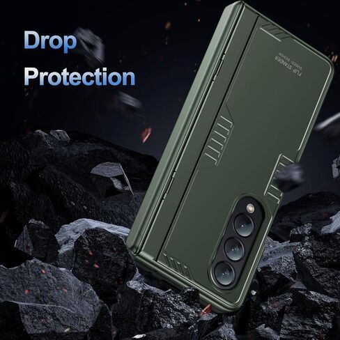 for Google Pixel-10-Pro Fold Magnetic Case: Dual Kickstand, Fit for Pixelsnap/MagSafe, Military-Grade Shockproof Protection, Hinge Protection, Screen Protector, Durable TPU Cover for 10 Pro Fold Black in Saudi Arabia