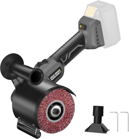 Cordless Burnishing Polishing Machine for Dewalt 20V Max Battery (No Battery), Surface Conditioning Tool with 6 Variable Speeds and Guide Wheel, For Stainless Steel, Wood, Metal (Tool Only) in Saudi Arabia