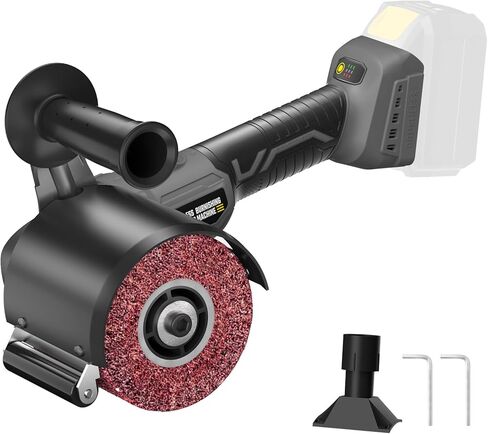 Cordless Burnishing Polishing Machine for Dewalt 20V Max Battery (No Battery), Surface Conditioning Tool with 6 Variable Speeds and Guide Wheel, For Stainless Steel, Wood, Metal (Tool Only) in Saudi Arabia