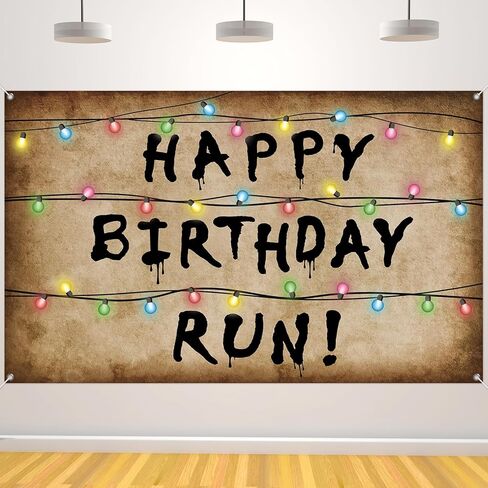 Spooky Rustic Alphabet Backdrop Retro Colorful Light Bulbs Photo Banner Horror Flashing Colorful Light Bulbs Alphabet Background for Halloween Birthday Party Decorations Photo Booth Props 71x43 in in Saudi Arabia
