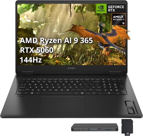 كمبيوتر محمول HP Victus مقاس 15.6 بوصة FHD 144 هرتز للألعاب، معالج Intel Core i5-12450H، NVIDIA GeForce GTX 1650، ذاكرة الوصول العشوائي 16 جيجابايت، 512 جيجابايت SSD، HDMI، قارئ بطاقة SD، لوحة مفاتيح بإضاءة خلفية، Wi-Fi 6، Windwos 11 Home in Kuwait