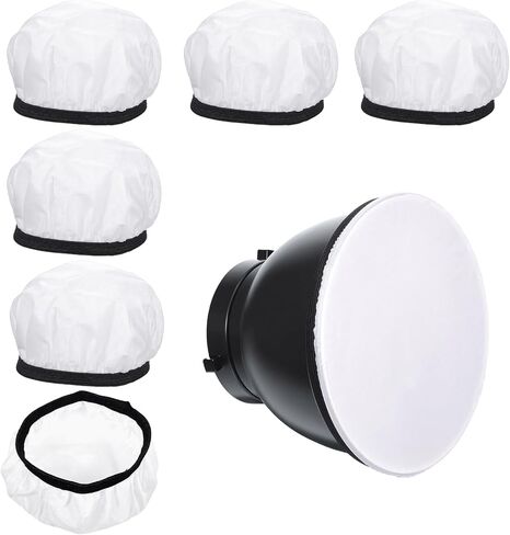 3 Pcs Light Diffuser, 7"/18cm Soft Light Reflector Diffuser, Standard Cloth Diffusers Lights Sock for Studio Strobe Reflectors, Video Shooting in Saudi Arabia
