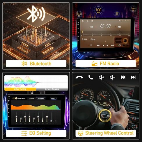 ستيريو راديو السيارة Android لمازدا 3 2009 2010 2011 2012 2013 مع Carplay اللاسلكي Android Auto - شاشة لمس IPS 9 بوصة لوحدة Mazda 3 الرئيسية مع GPS، BT، WiFi، FM، MIC، كاميرا احتياطية in Kuwait
