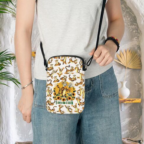KEYCHIN Tiger Crossbody Bag Cartoon Movie Fans Gifts Flower And Garden Shoulder Bag Ti-ger Merchandise in Saudi Arabia