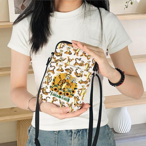 KEYCHIN Tiger Crossbody Bag Cartoon Movie Fans Gifts Flower And Garden Shoulder Bag Ti-ger Merchandise in Saudi Arabia