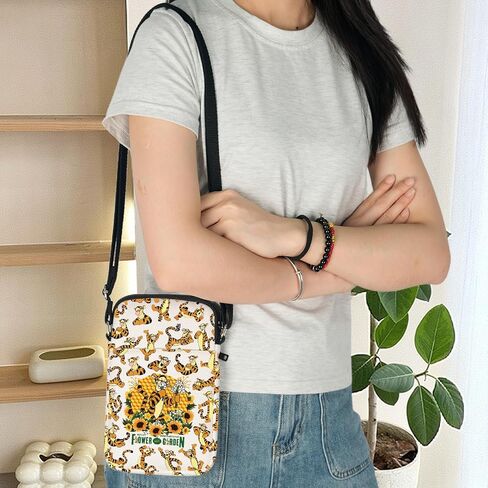 KEYCHIN Tiger Crossbody Bag Cartoon Movie Fans Gifts Flower And Garden Shoulder Bag Ti-ger Merchandise in Saudi Arabia