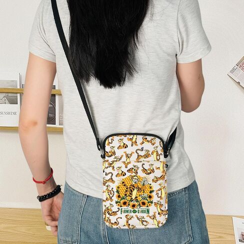 KEYCHIN Tiger Crossbody Bag Cartoon Movie Fans Gifts Flower And Garden Shoulder Bag Ti-ger Merchandise in Saudi Arabia