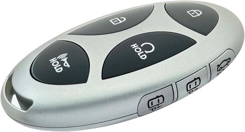 حافظة بديلة لمفتاح ذكي Fob Shell تناسب Hyundai Ioniq 6 Grandeur GN7 KONA Elanrtra Sonata Tucson 2023 2024 2025 Santa Fe غطاء التحكم عن بعد للسيارة بدون مفتاح (5 أزرار) in Kuwait