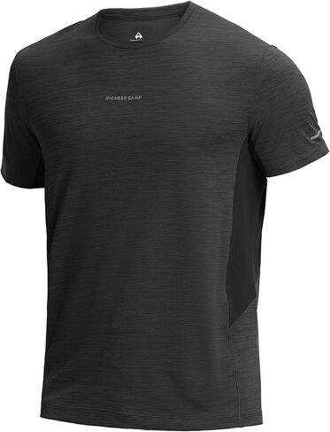 Pioneer Camp Men's Athletic Workout T-Shirts Quick Dry Shirt Moisture Wicking Lightweight Running Tee Shirts Gym Outdoor Tops in Saudi Arabia