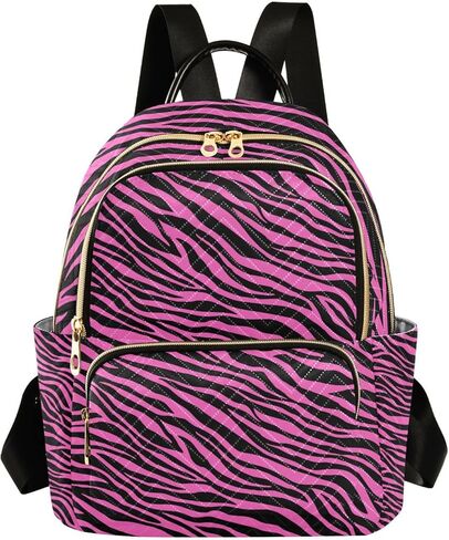 Women Fashion Backpack Houndstooth Black White Sturdy Daily Bag Compact Regular Bag Diaper Bag in Saudi Arabia