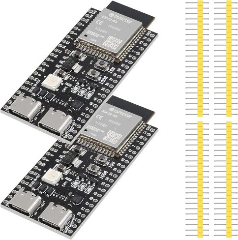 1 قطعة ESP32 ESP32-S3 مجلس التنمية Type-C WiFi + بلوتوث إنترنت الأشياء ثنائي النوع C الأساسية مجلس ESP32-S3-DevKit N16R8 مجلس التنمية ESP32-S3 وحدة in Kuwait
