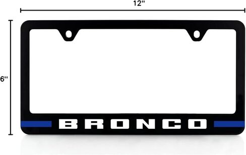 Ford Bronco UV Printed License Plate Frame - Cactus Grey in Saudi Arabia