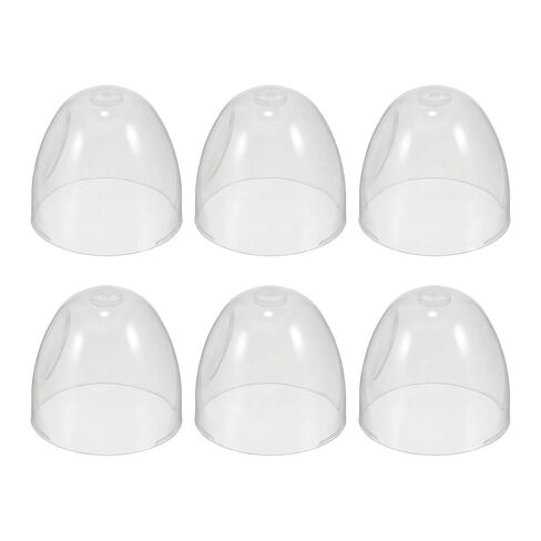 Toyvian Milk Bottle Caps Replacement, 6 Pcs Clear Plastic Feeding Bottles Lids Replacement, The Bottom Diameter is Approximately 6.2cm in Saudi Arabia