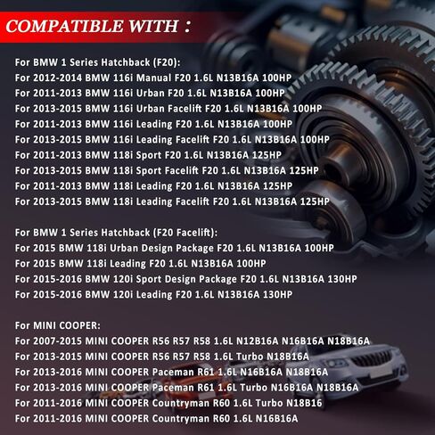 11367545862 & 11367536085 مدخل عمود الحدبات فيزر VVT لـ MINI COOPER R56 R57 R58 R60 R61 2007-2016، لسيارات BMW F20 116i 118i 120i 12-16، ترس توقيت الصمام المتغير للمحرك in Saudi Arabia