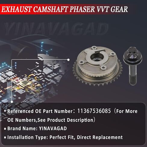 11367545862 & 11367536085 مدخل عمود الحدبات فيزر VVT لـ MINI COOPER R56 R57 R58 R60 R61 2007-2016، لسيارات BMW F20 116i 118i 120i 12-16، ترس توقيت الصمام المتغير للمحرك in Saudi Arabia