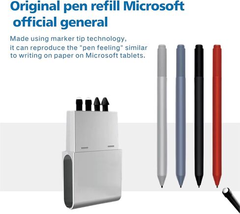 قلم شاشة لجهاز Surface Pro 12/11/10/9/8/X/7+/6/5/4/3/Surface 3، Surface Go 3/2/1، Surface Laptop/Studio/Book 4/3/2/1 مع رفض راحة اليد، كتابة سلسة، ضغط 1024 مستوى، عمر بطارية أطول in Kuwait